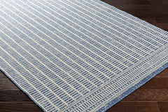 Dathan Cottage Navy/Beige Area Rug