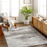 Hila Modern Charcoal/Off-White Area Rug