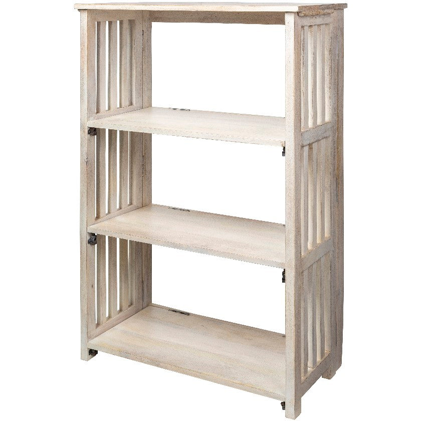 Lydell White Bookcase