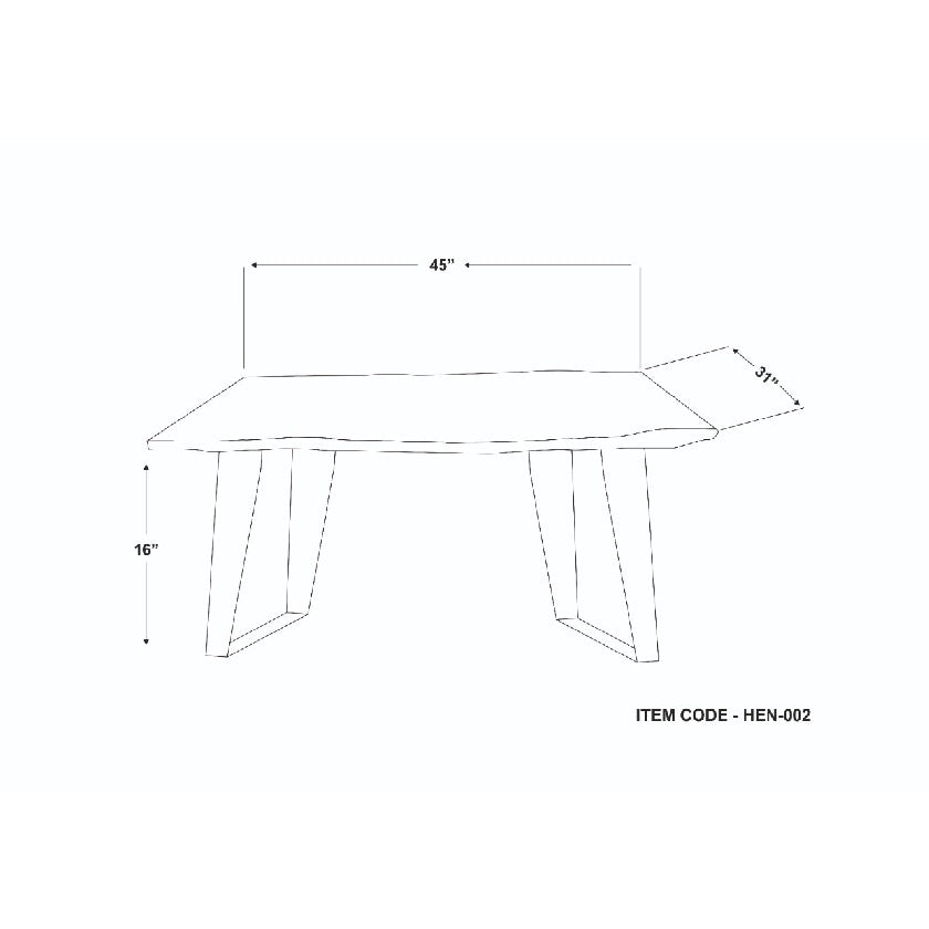 Aleisha Brown/Black Coffee Table