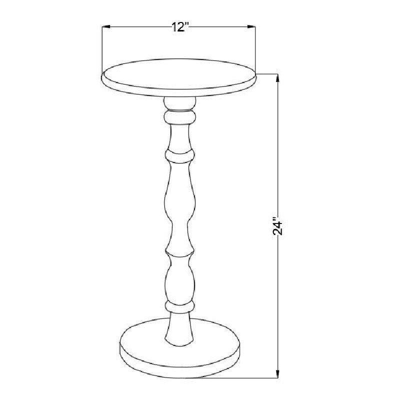 Kristelle Brown End Table