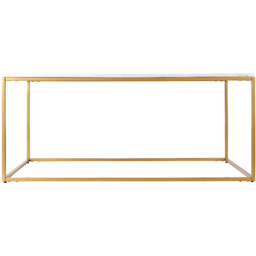 Kirkkonummi White/Gold Coffee Table