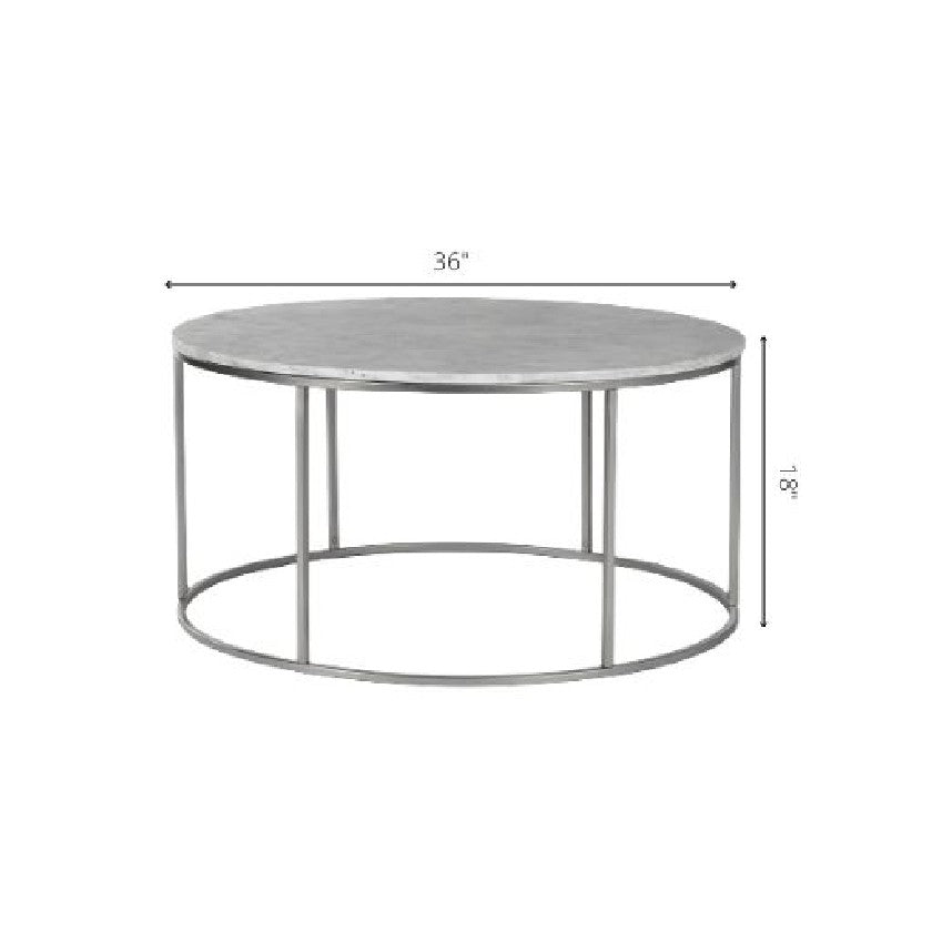 Geta White Gold Coffee Table