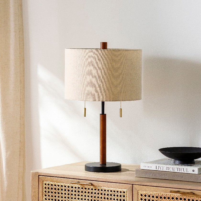 Naiya Modern Tan Table Lamp
