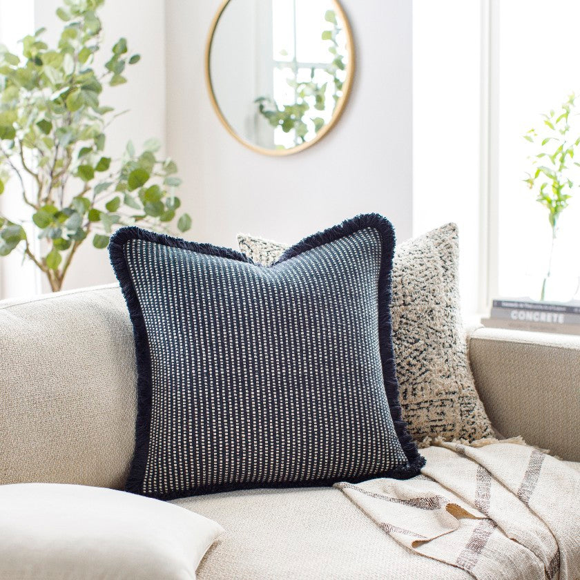Michaele Black Pillow Cover