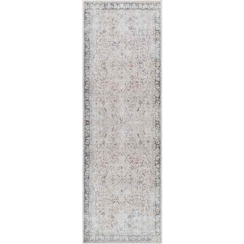 Sederick Traditional Blush Washable Area Rug