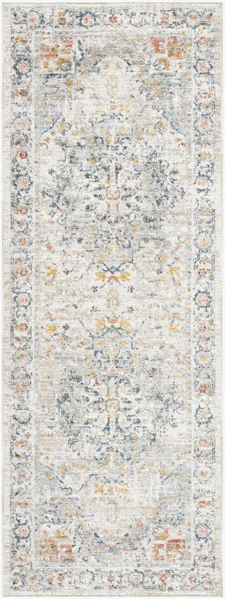 Maretta Traditional Pale Blue Area Rug