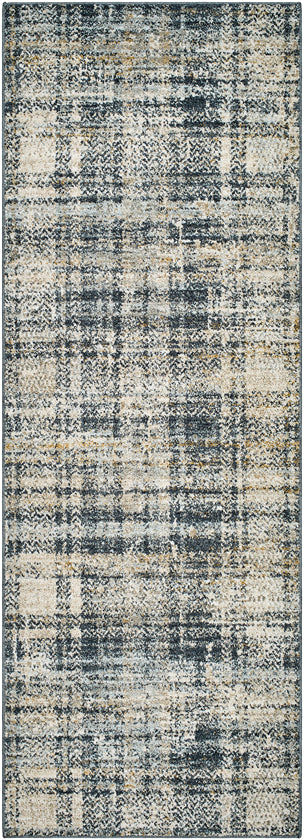 Charlynn Modern Light Brown/Charcoal Area Rug