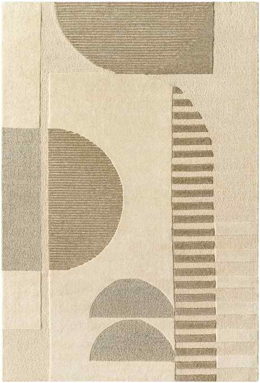 Vinkebrug Modern Light Beige Area Rug