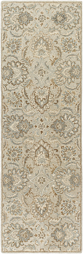 Lyon Traditional Pale Blue Area Rug