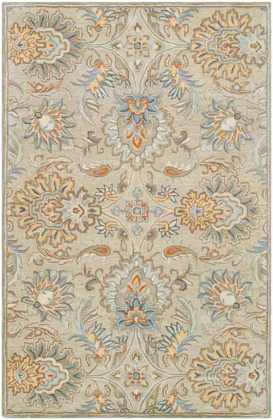 Lyon Traditional Medium Brown Area Rug