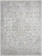 Zerrick Traditional Light Gray Area Rug