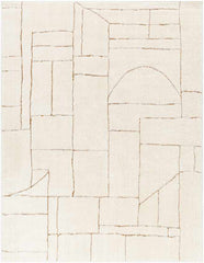 Sheritta Modern Ivory/Brown Area Rug