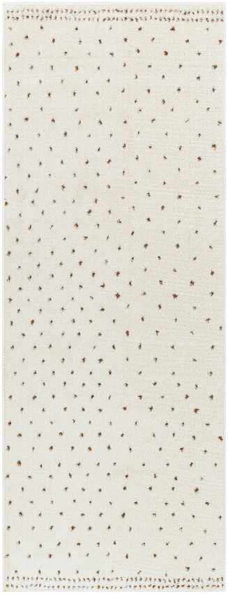 Monisha Modern Ivory/Brown Area Rug