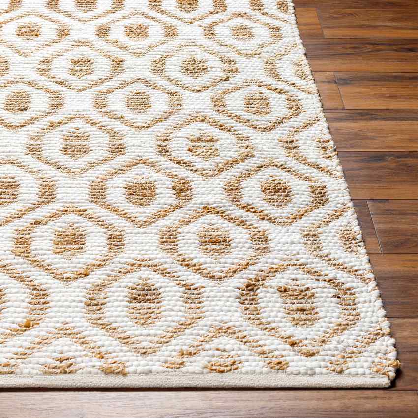 Diandria Modern White/Tan Area Rug