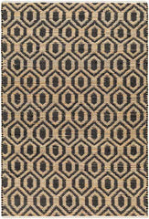 Diandria Modern Tan/Black Area Rug