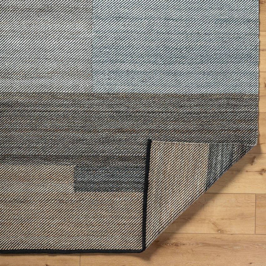 Quantisha Rustic Dark Grey Area Rug