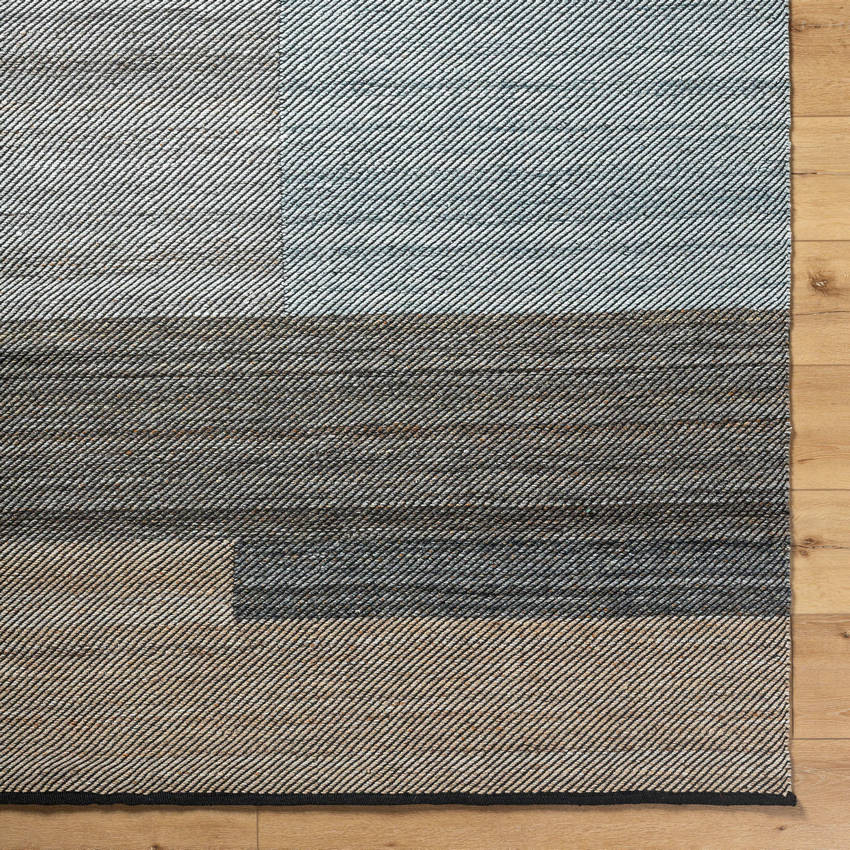 Quantisha Rustic Dark Grey Area Rug