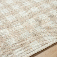 Jamaris Solid and Border Warm Grey Area Rug
