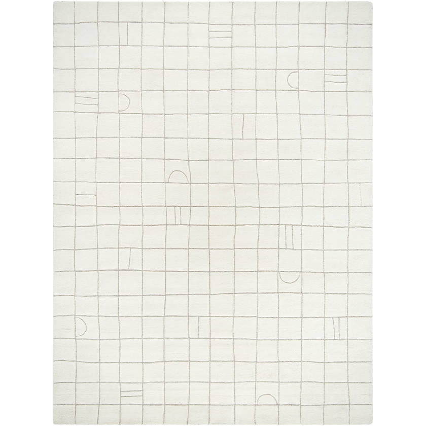 Leshawn Modern Light Silver Area Rug