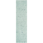 Tobey Solid and Border Seafoam Washable Area Rug