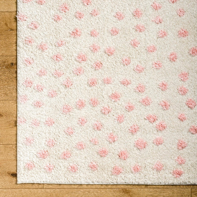 Nyisha Modern Beige/Light Pink Area Rug