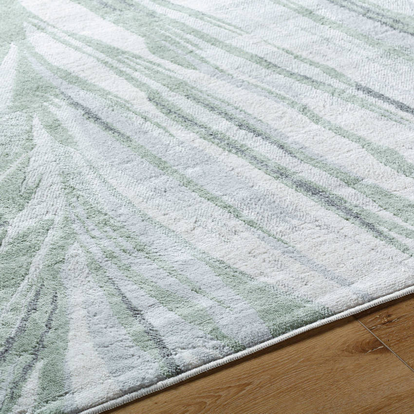 Roslyn Coastal Medium Green Area Rug