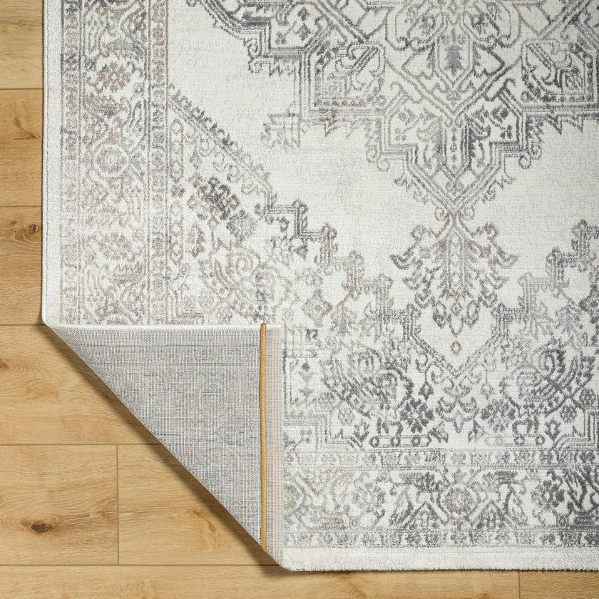 Ulvend Traditional Light Brown/Medium Gray Area Rug