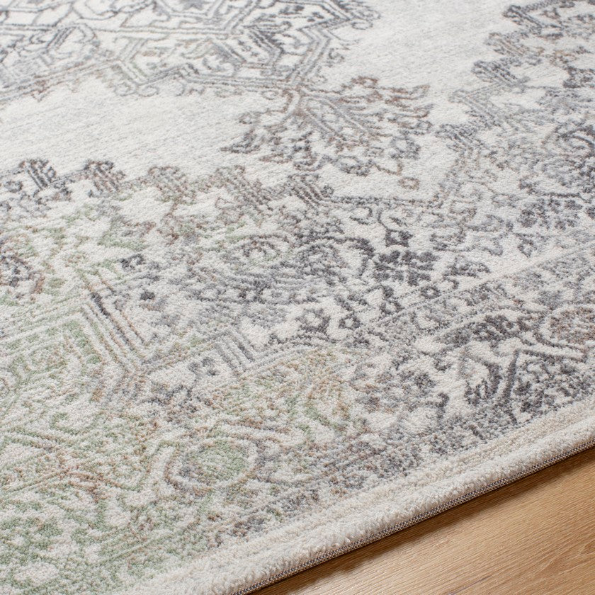 Ulvend Traditional Light Brown/Medium Gray Area Rug