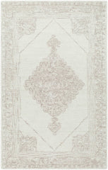 Katheryn Traditional Light Silver Area Rug