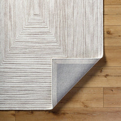 Antwann Modern Light Silver Area Rug