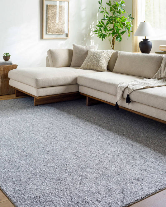 Kriste Cottage Slate Blue Area Rug