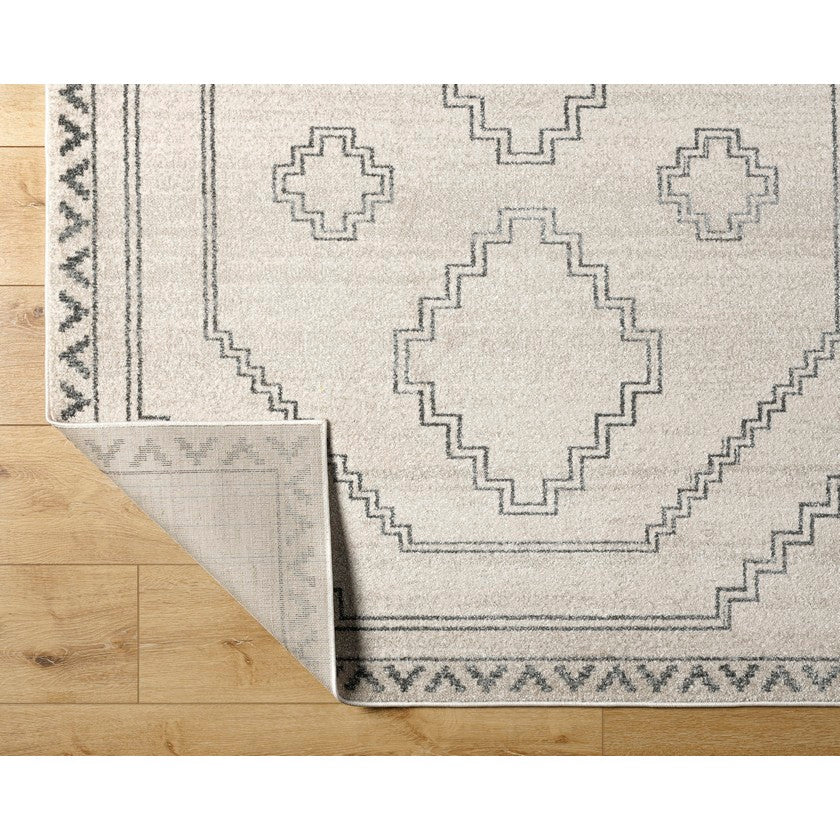 Zebadiah Modern Medium Gray Area Rug