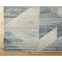 Cornesha Modern Navy Area Rug