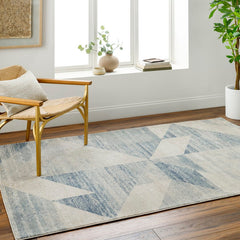 Cornesha Modern Navy Area Rug