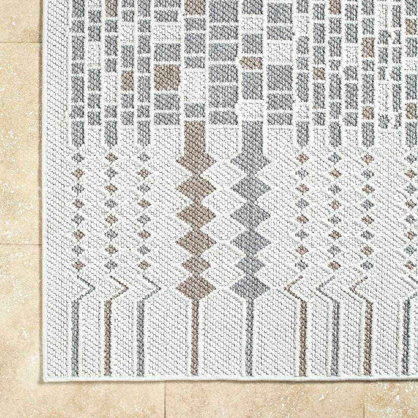 Kristyn Modern Ivory Area Rug