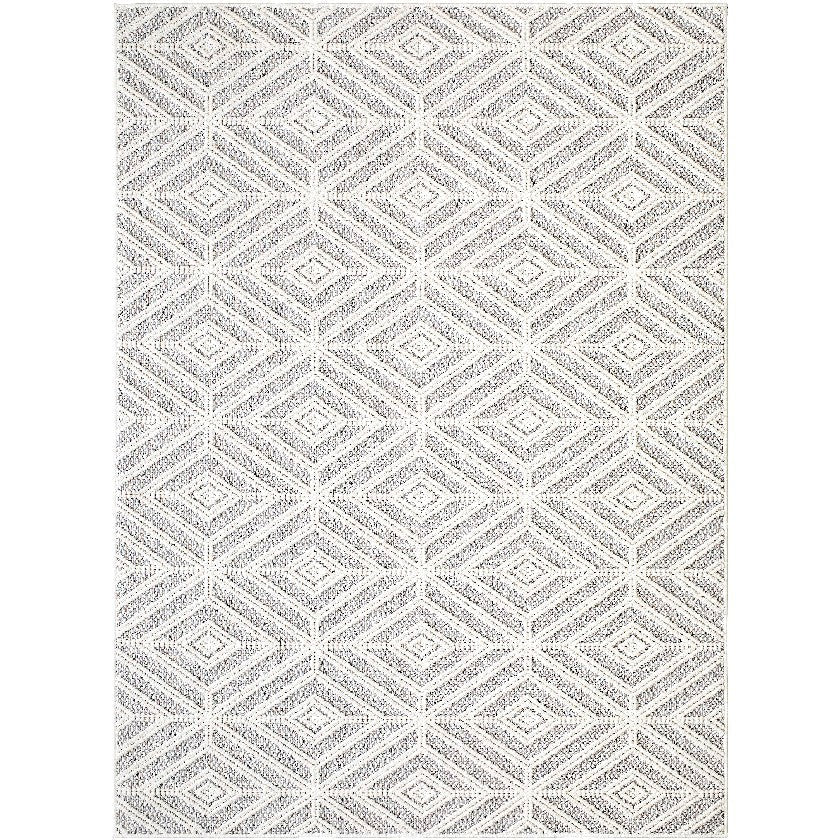 Antwon Modern Light Gray/Ivory Area Rug