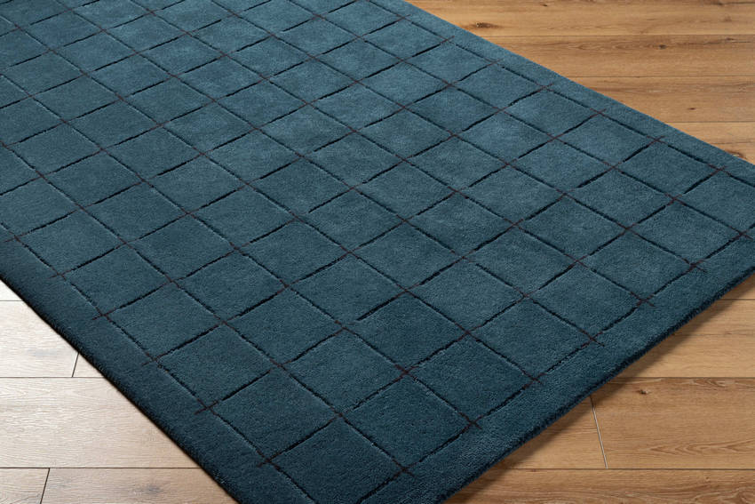Richad Modern Dark Blue Area Rug