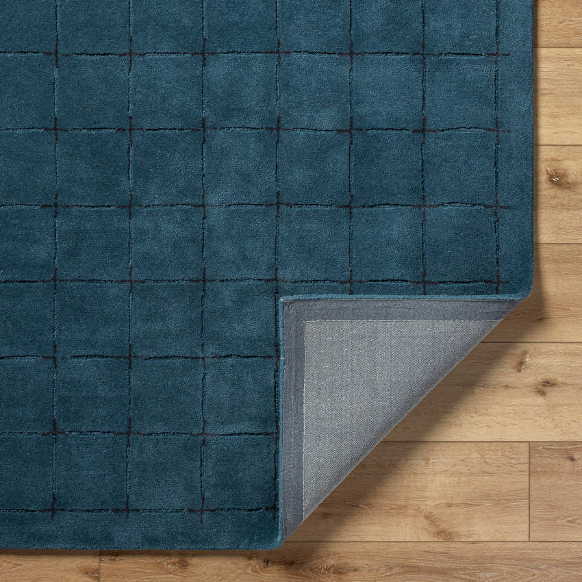 Richad Modern Dark Blue Area Rug