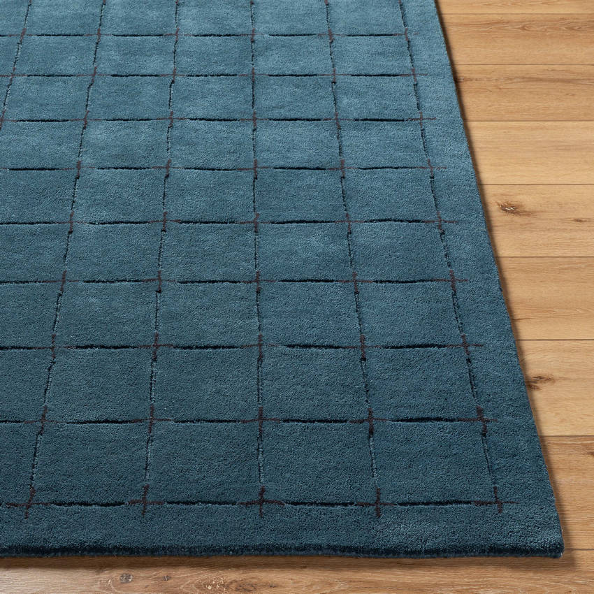 Richad Modern Dark Blue Area Rug