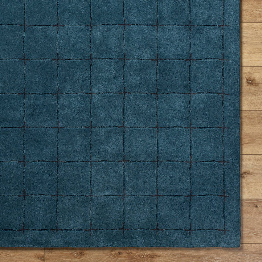 Richad Modern Dark Blue Area Rug