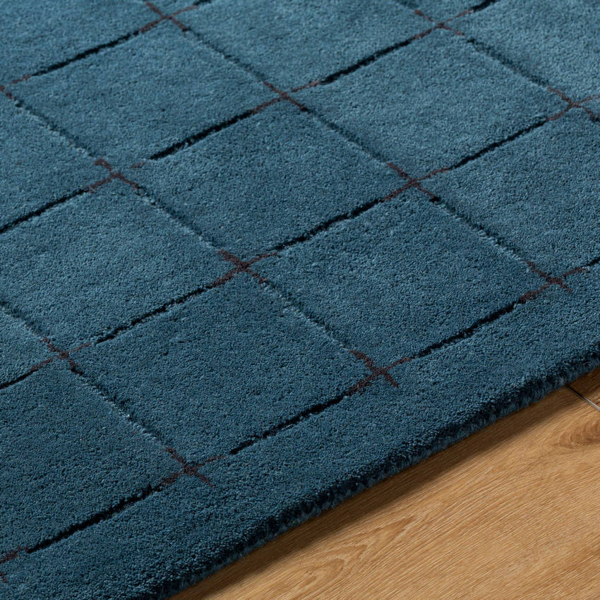 Richad Modern Dark Blue Area Rug