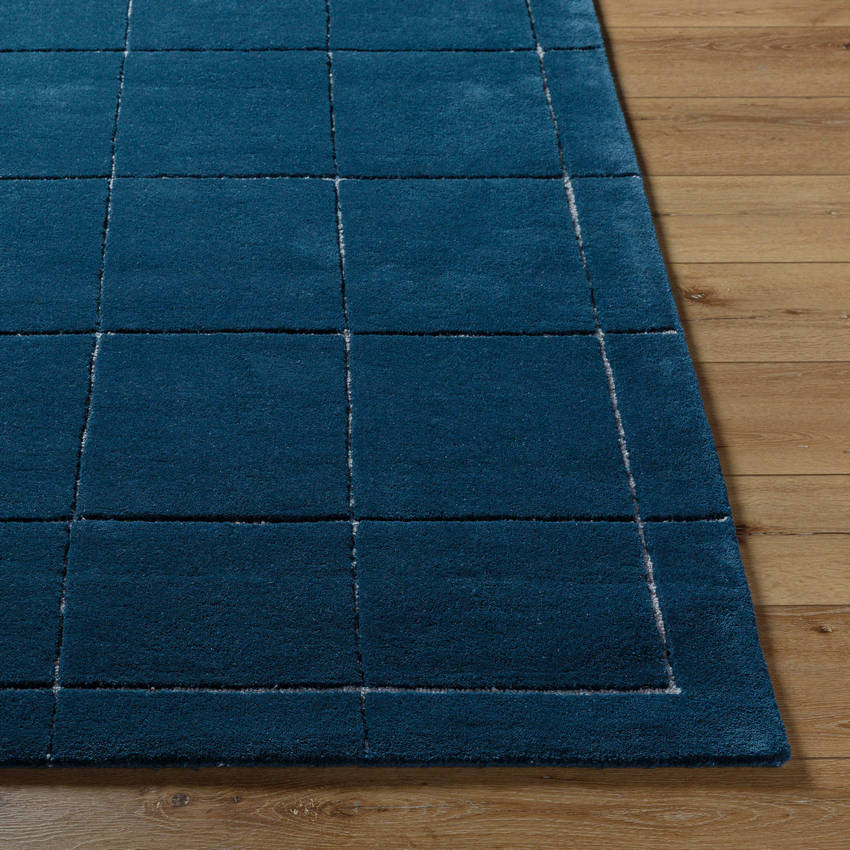 Isai Modern Deep Teal Area Rug