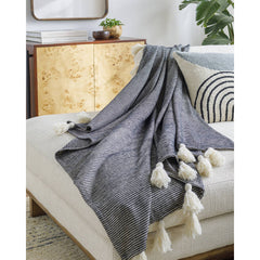 Kapri Light Beige/Black Throw - Becki Owens x Livabliss