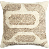 Vernita Beige/Light Brown Pillow Cover