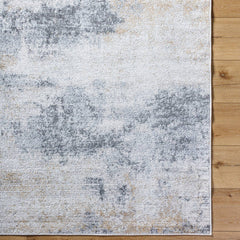 Parks Modern Charcoal/Amber Area Rug