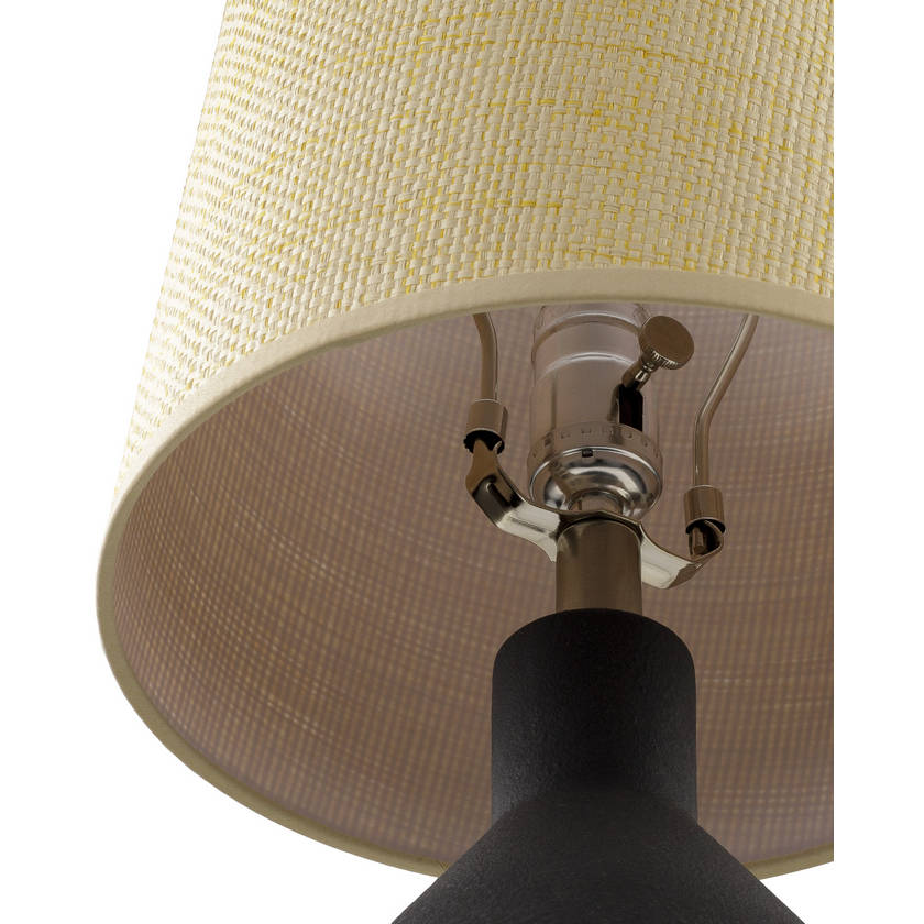 Noami Rustic Black Table Lamp