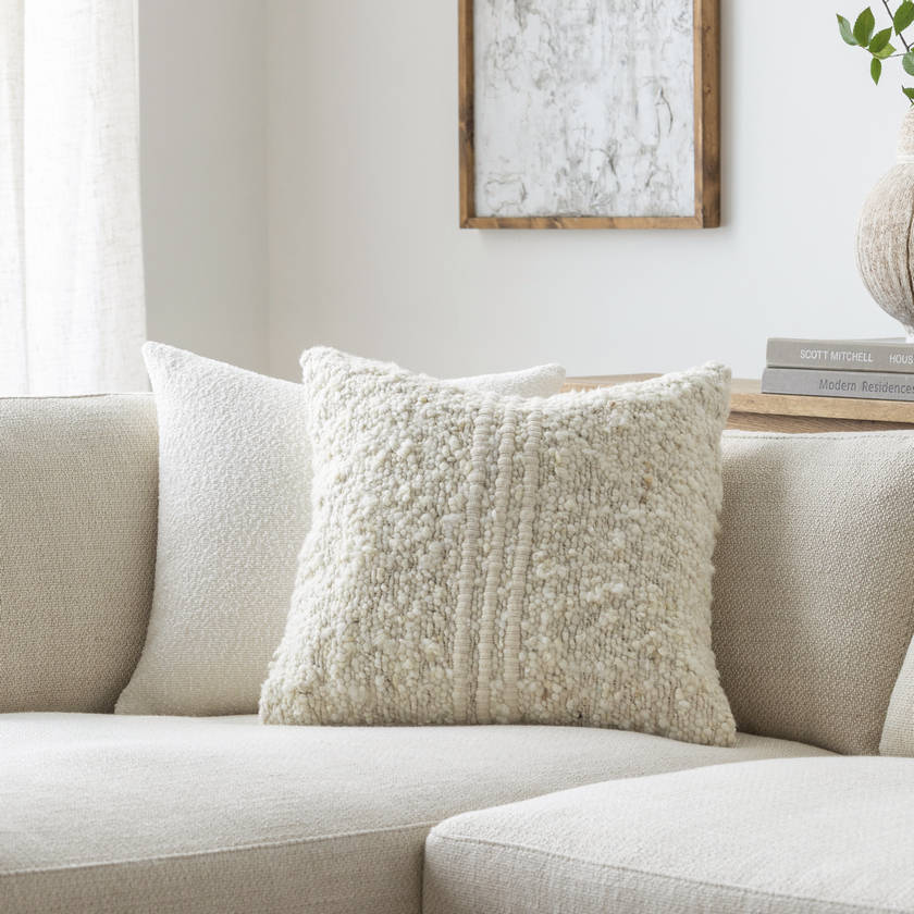 Juan Cream Pillow Cover