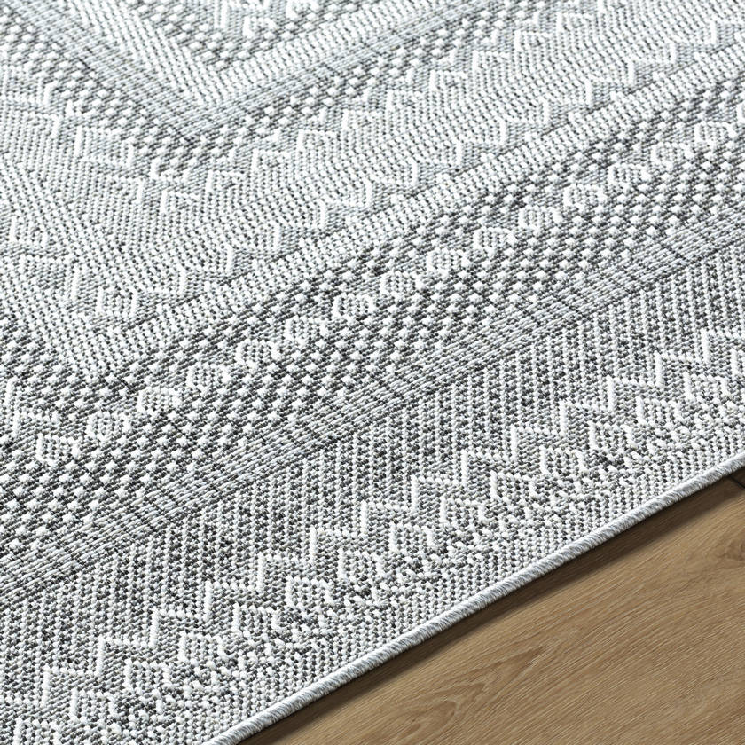 Vangie Cottage Medium Gray/White Area Rug