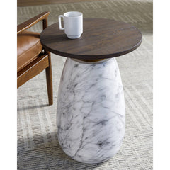 Chanelle Dark Brown End Table